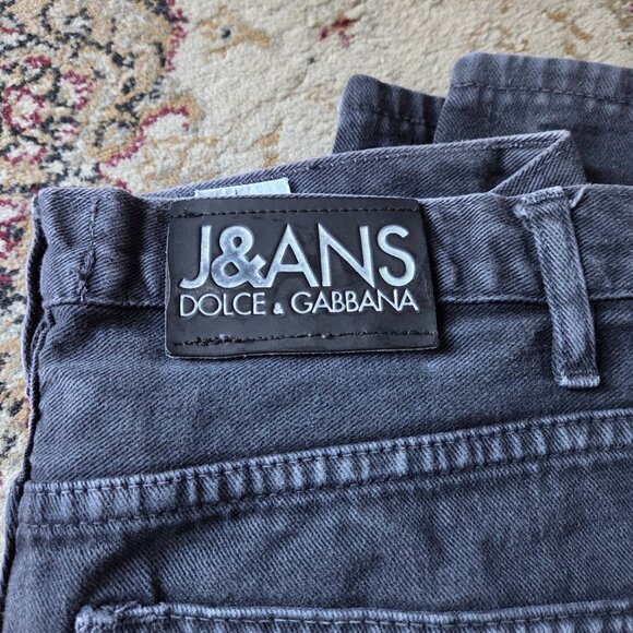 Dolce & Gabbana Gray Men’s Relaxed Jeans - Picture 1 of 8